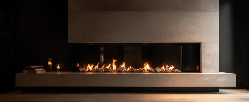 Gas Fireplace Ember Bed Design Services in Mckinney, Texas