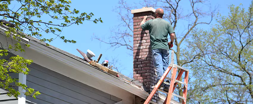 Vinyl and PVC Chimney Flashing Installation in Mckinney, TX