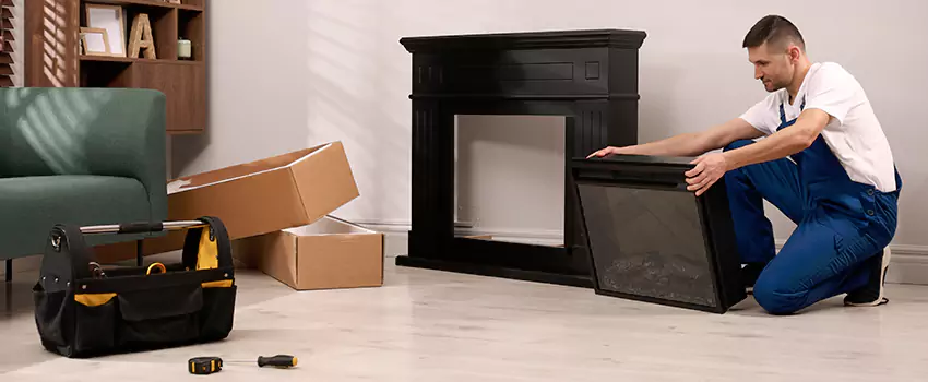 Old Rusted Metal Fireplace Repair And Replacement in Mckinney, TX